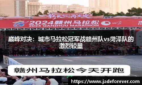 巅峰对决：城市马拉松冠军战赣州队vs菏泽队的激烈较量